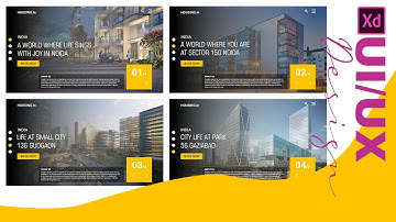 Adobe XD Design and Prototype | Web Page Design