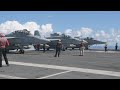 The aircraft carrier USS Nimitz (CVN 68) conducts flight operations in the Philippine Sea
