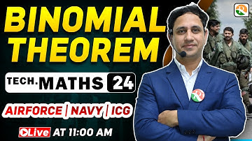 अटल Batch | Binomial Theorem -1 | Airforce Maths Classes 2024 | Maths for Airforce, Navy