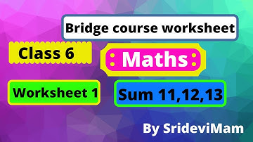 6th maths worksheet 1 numbers in tamil Term 1  TN samacheer class 6 maths