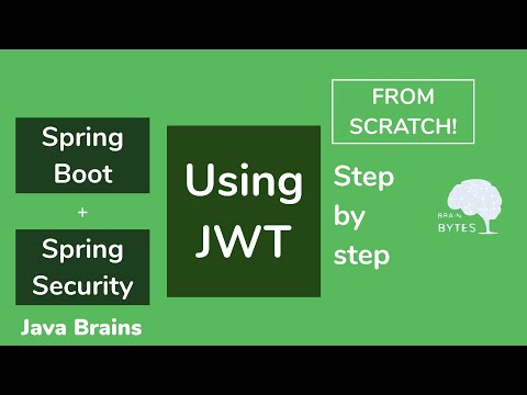 Spring Boot + Spring Security + JWT from scratch - Java Brains