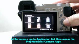 Sony A6000- How to redeem and install Sony PlayMemories Camera Apps screenshot 5