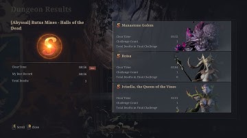 [Abyssal ] Rutus Mine - Halls of the Dead lv40 - 8:56 - Kuat Ran SA