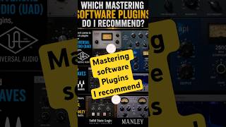 Mastering software plugins I recommend. #backstageaudio #audioplugins #digitalaudioworkstation
