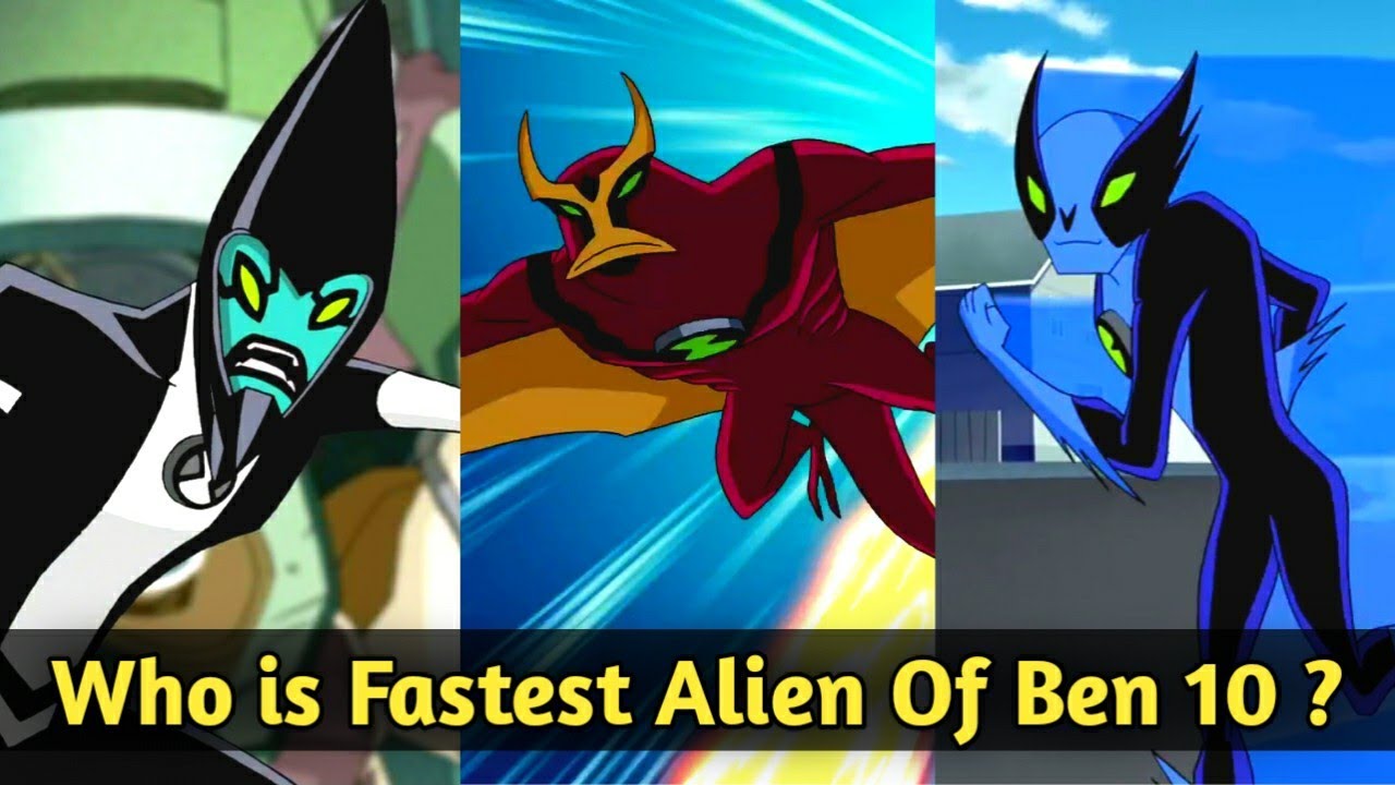 Who Is Fastest Alien Of Ben 10 ? Xlr8, Jetray, Fasttrack ? | Full Explain |  By Lightdetail - Youtube