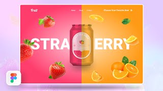 Landing Page Ui Design in Figma  3D Carousel Slider