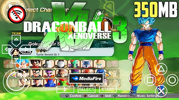 [NEW] DBZ TTT XENOVERSE 3 PPSSPP ISO MOD ANDROID WITH PERMANENT MENU | DBZ TTT PPSSPP MOD 2025