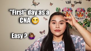 "First" day as a CNA | Brief intro | CNA life
