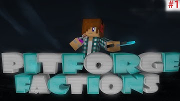Minecraft PitForge Factions #1 The Journey Begins !!