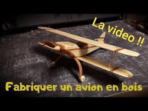 Fabriquer un avion en bois