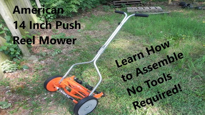 American Lawn Mower Company 14 Inch 4 Blade Push Reel Lawn Mower