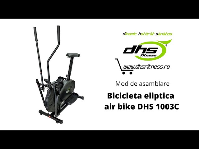 Bicicleta eliptica Air Bike DHS 1003C | Tutorial de asamblare - YouTube