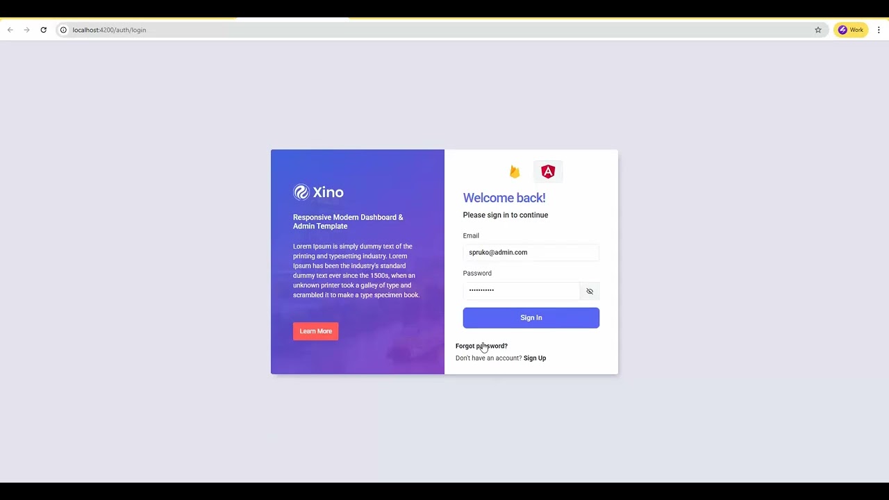 Installation process of Xino- Angular Ng-Bootstrap Admin Dashboard Template.