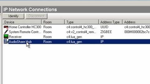 Configuring the AudioShare Driver to make use of Audio End Points