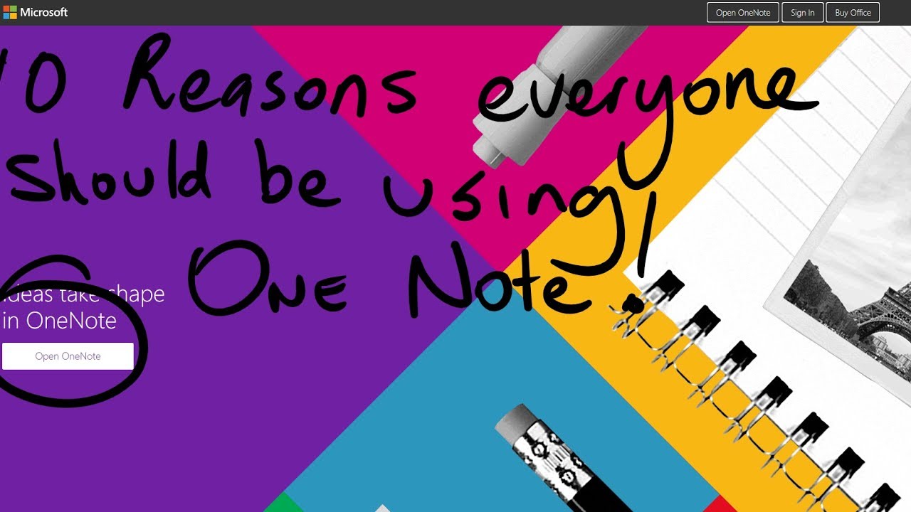 Nice One Notes One Note; 10 Reasons to use One Note! - YouTube