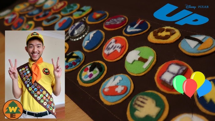 diy-wilderness-explorer-russell-from-up-costume-youtube for Russell Up Badges Printable Free DIY Wilderness Explorer - Russell from UP Costume - YouTube for Russell Up Badges Printable Free