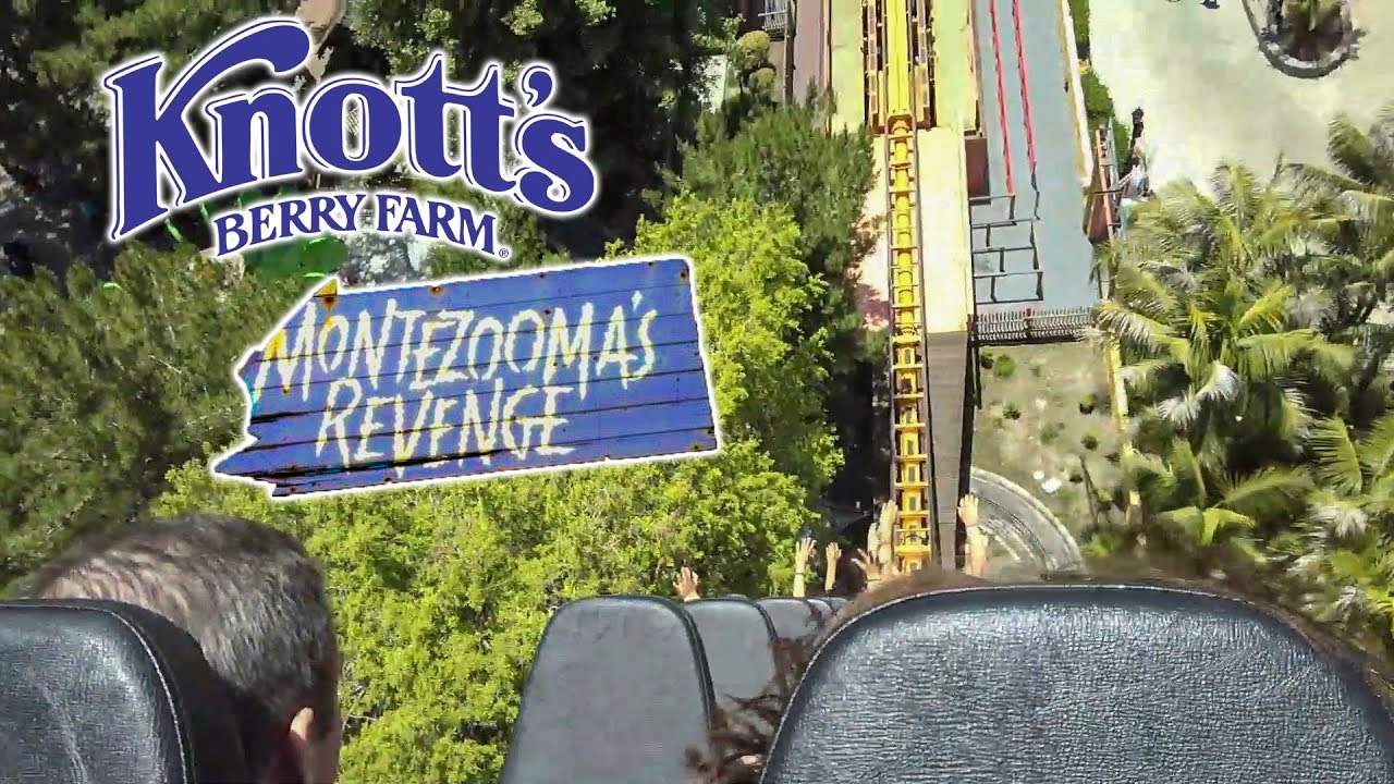 2019 Montezooma's Revenge Shuttle Roller Coaster On Ride HD POV Knott's ...