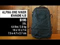 ALPHA ONE NINER EVADE 1.5 FULL REVIEW: almost every feature you could want on a bag