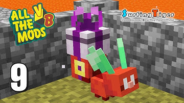 All The Mods Volcano Block 09 - HOSTILE & PASSIVE MOB FARM