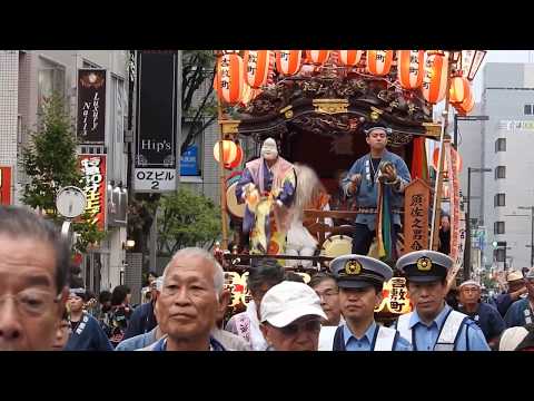 大宮夏まつり 2017 中山道まつり オープニング 山車巡行など