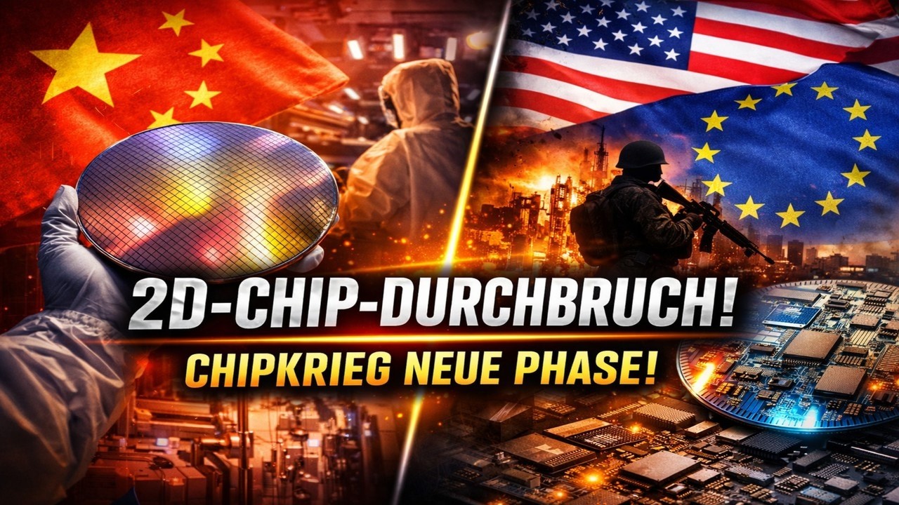 China knackt 2D-Chip-Produktion – Der Chipkrieg tritt in eine neue Phase.