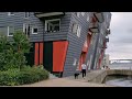 Современные квартиры в Бергене. Скандинавский минимализм. Пляж в городе.