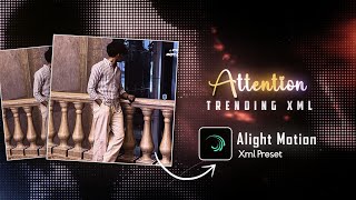 انتبهوا 👀😍 تريند جديد لبرنامج Alight Motion، ملف الإعدادات المسبقة XML في صندوق الوصف ☑️🎁 #تريند screenshot 4