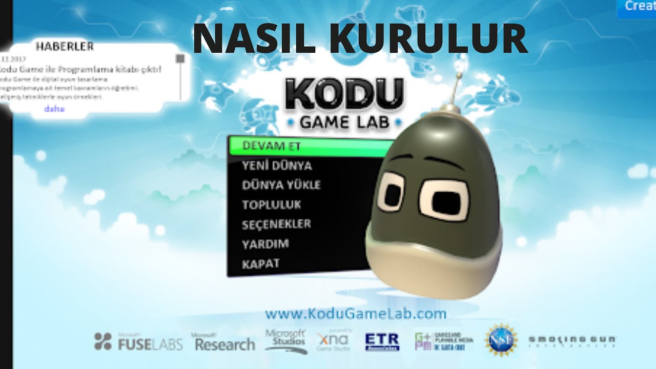 Kodu Game Lab Yaris Oyunu Yapimi Youtube