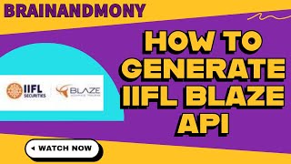 How to Generate IIFL Blaze API screenshot 1