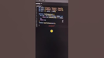 javascript program find common in two arrays🤔