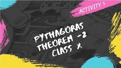 Math Lab Activity 5 : Class X - Pythagoras Theorem using (a - b)²