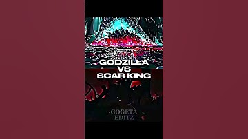 GODZILLA VS SCAR KING #1v1 #debate #whoisstrongest #monsterverse #godzilla #viral #edit #fyp #vs