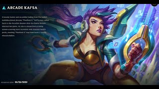 ARCADE KAISA SKIN SPOTLIGHT YELLOW CHROMA-06-06-2024