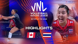 🇨🇦 CAN vs. 🇹🇭 THA - Highlights Week 1 | Women's VNL 2023