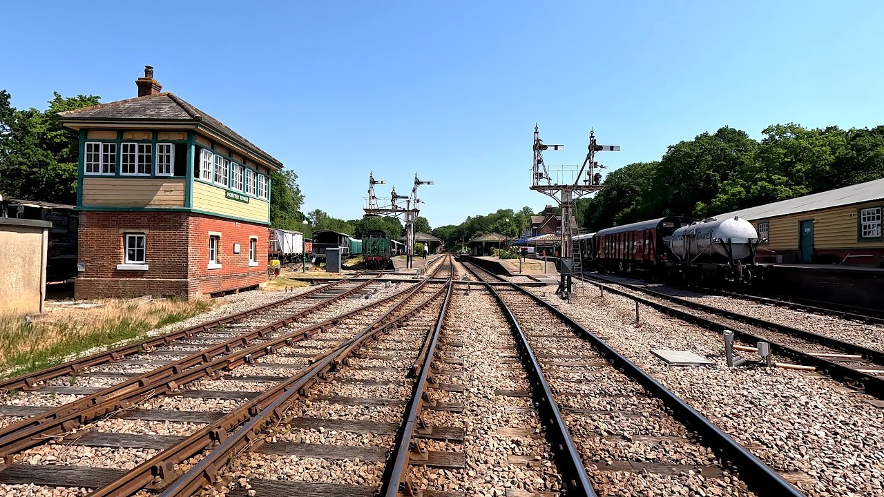 Bluebell Railway - Driver's Eye View - Sheffield Park to East Grinstead with 4MT 2-6-4T No.80151