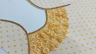 بستان ورد ? - Very beautiful  blouse design cutting and stitching very easy method