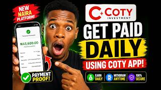 I Tried COTY Investment App — Here’s What Actually Happened (Payment Proof)