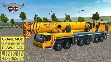 Bussid _ New Crane mod for bus simulator Indonesia _bussid bus mod