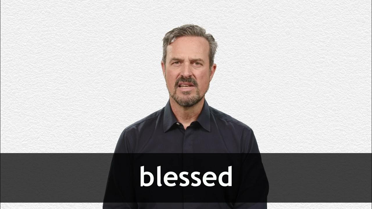 How to pronounce BLESSED in American English YouTube