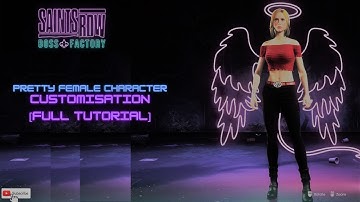 Saints Row - Boss Factory || Pretty Female Character Customization || FULL TUTORIAL