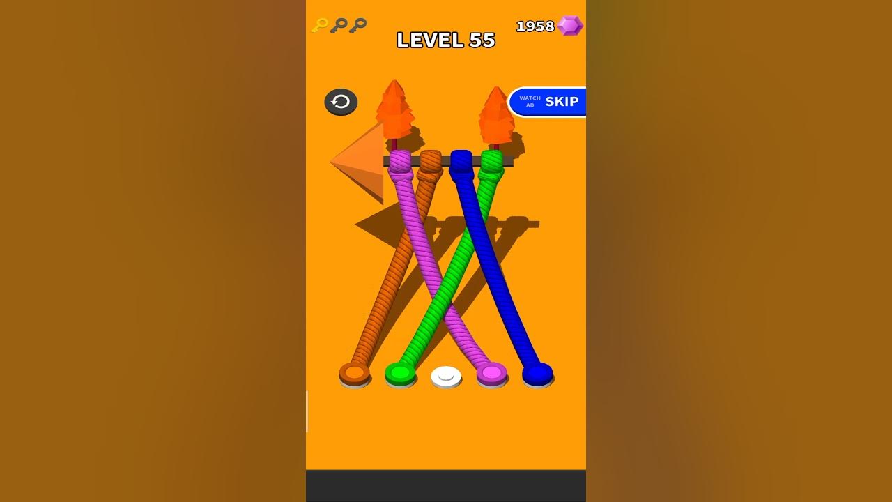 Untangle 3D Tangle Rope Master Fun Puzzle Games Level 51 to Level