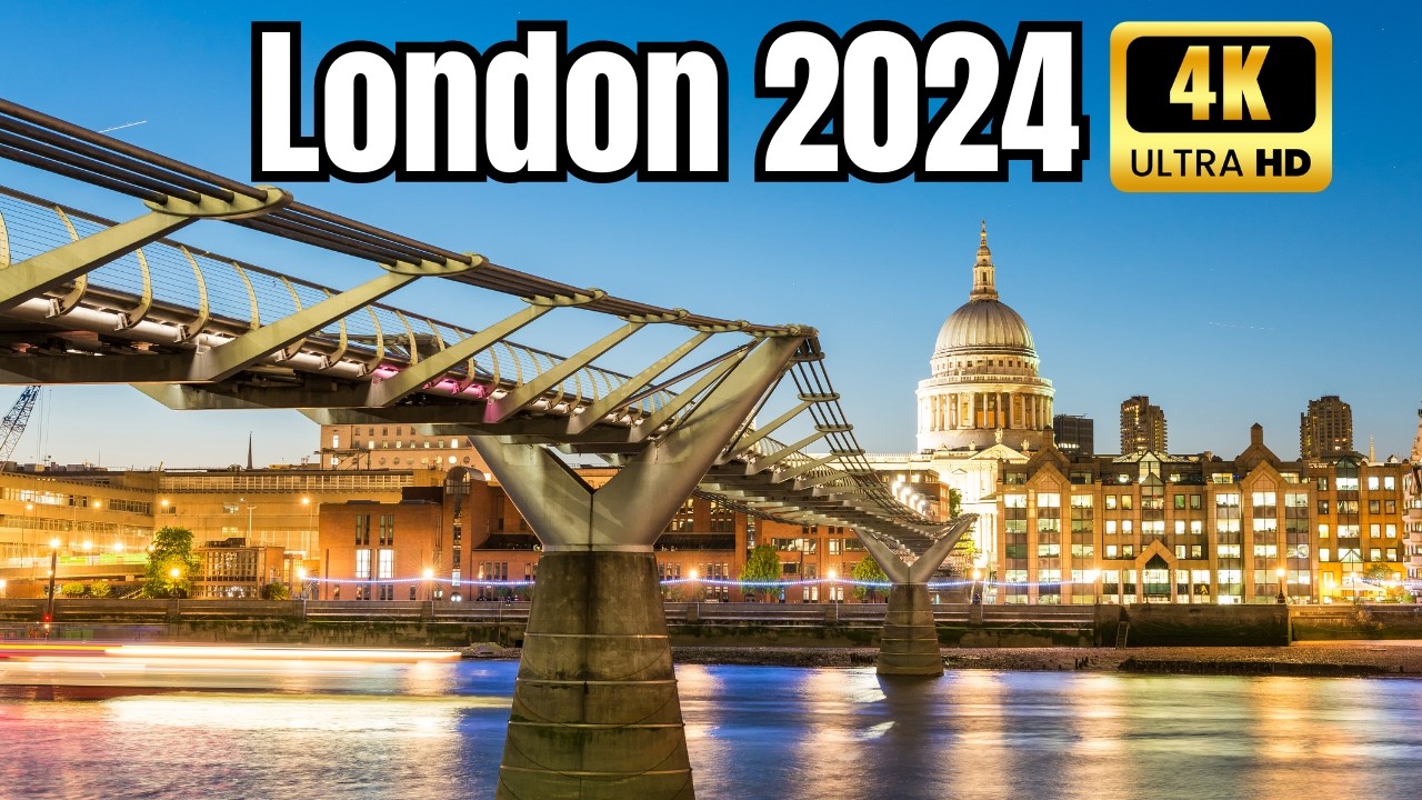 London Bridge to Millennium Bridge | Thames River City Walk September 2024 4K HDR