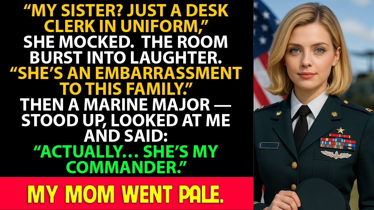 Family Said I Was a Nobody — Then My Brother’s Marine General Called Me: ‘Colonel.’