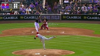 PHI@COL: Gonzalez brings in a run with a ground ball