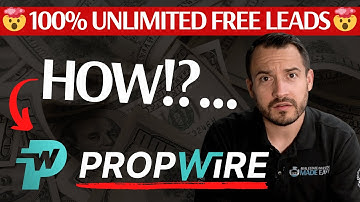 🤯 MUST SEE! Using Propwire for FREE REAL ESTATE LEAD GENERATION