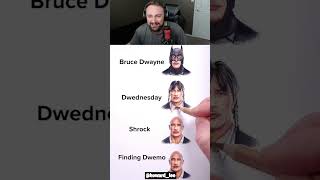 How To Draw The Rock! 😳🤯 #shorts