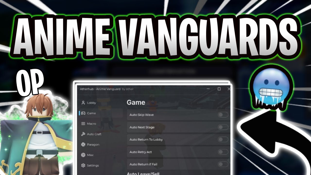 *NEW* Anime Vanguards Script (PASTEBIN 2025) (MACRO, AUTOFARM LEVEL ...