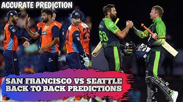 Match no.18 SFU vs SO MLC 2024 Match Prediction 🏆 #sfuvsso