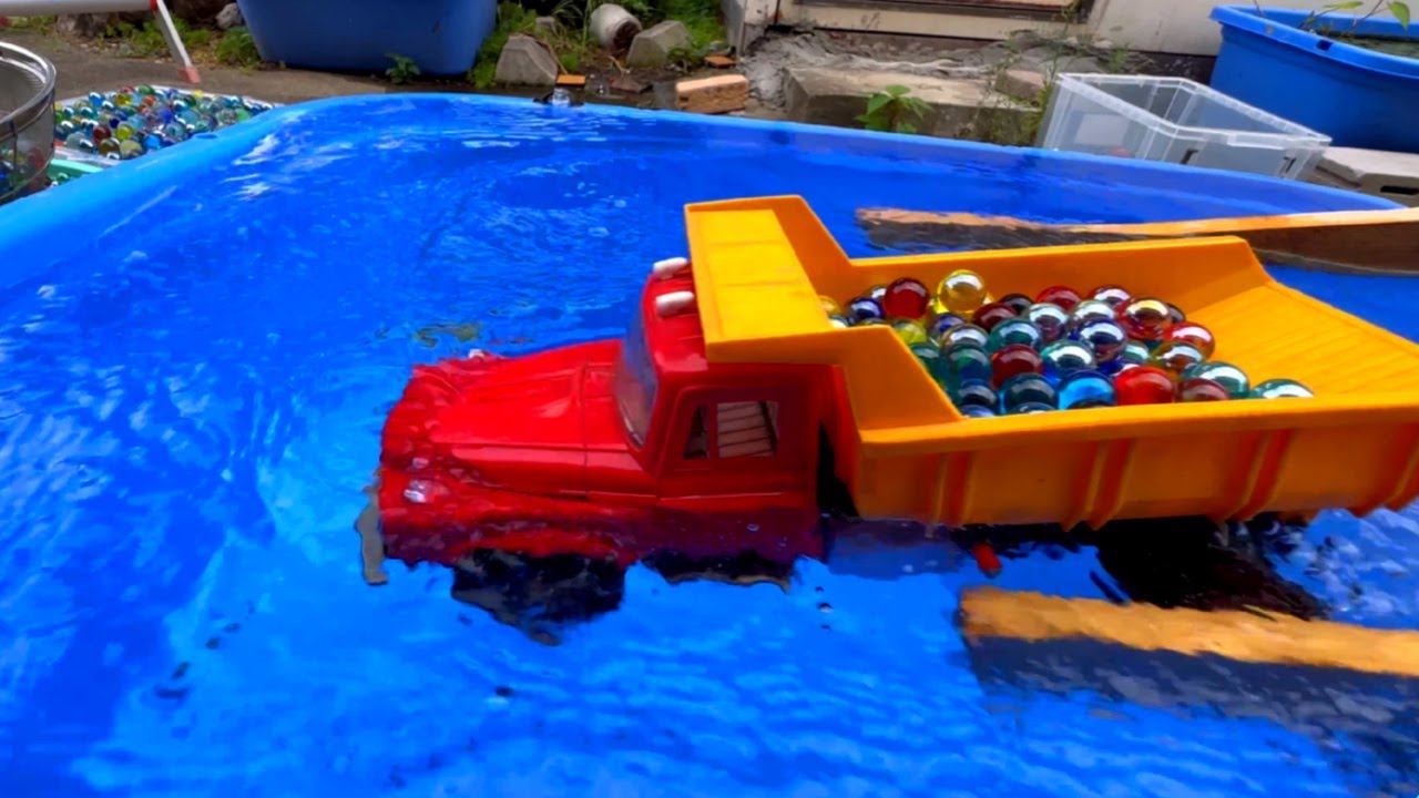 Marble Run ☆ HABA Slope & Handmade Wooden DIY & Marble & PVC Pipe Tunnel + Dump Truck