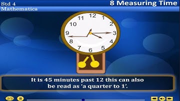 8 measuring time | 4th state board maths